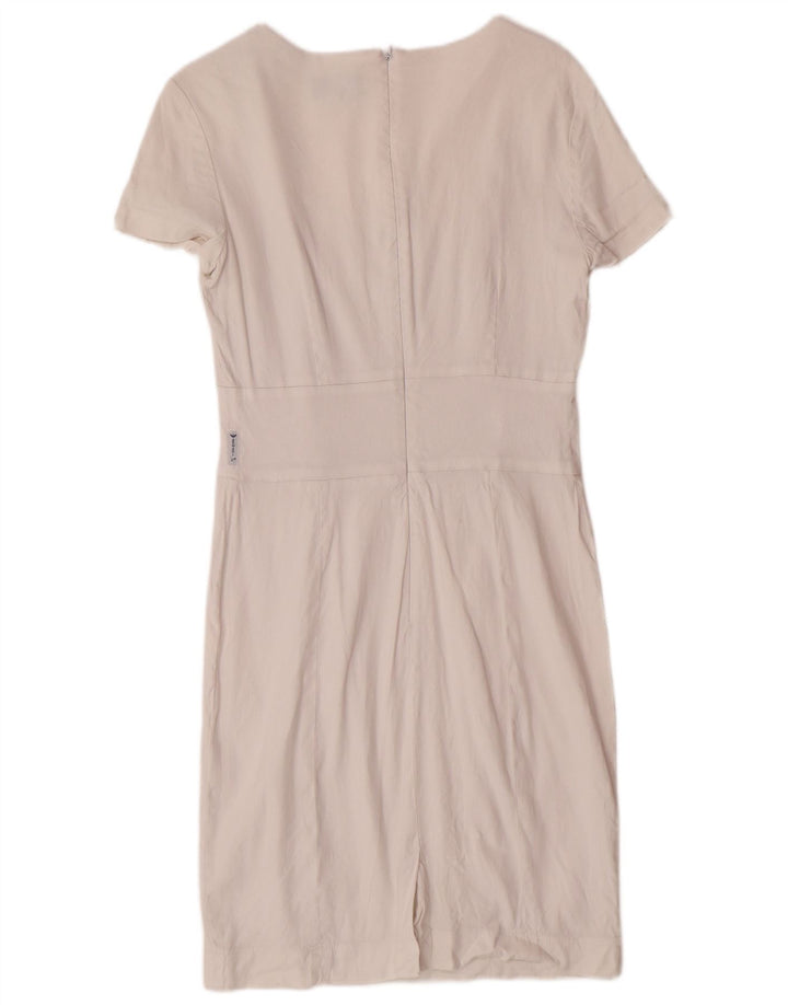 Vestido bainha feminino ARMANI JEANS EUA 8 médio branco