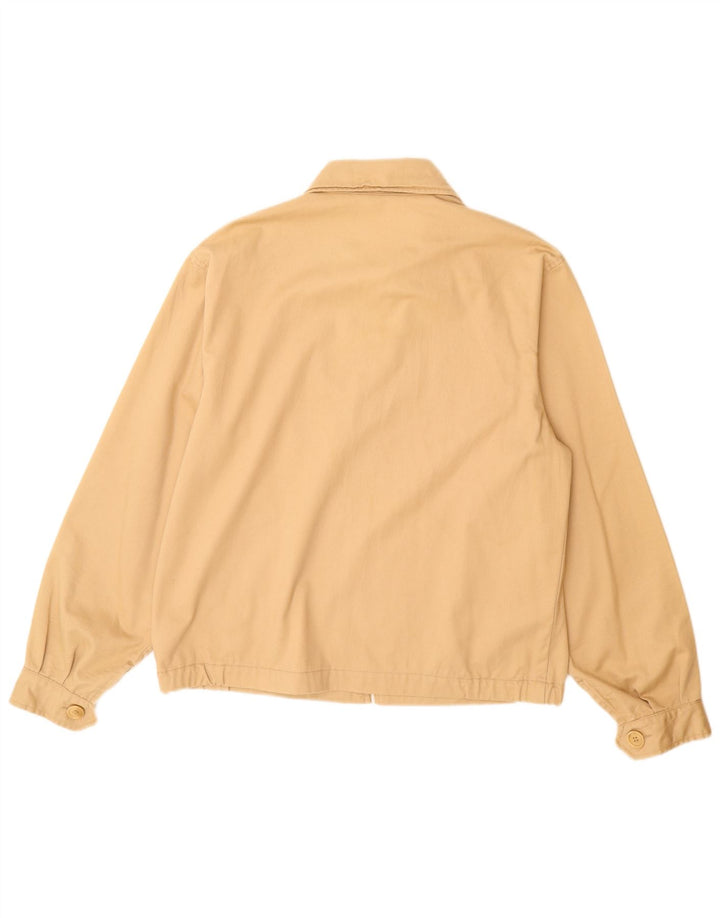 Jaqueta bomber masculina Benetton UK 38 algodão bege médio