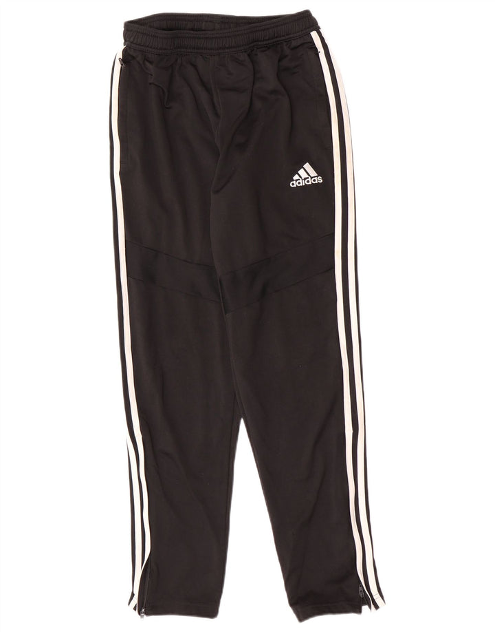 Calças de treino Adidas meninos 13-14 anos preto poliéster