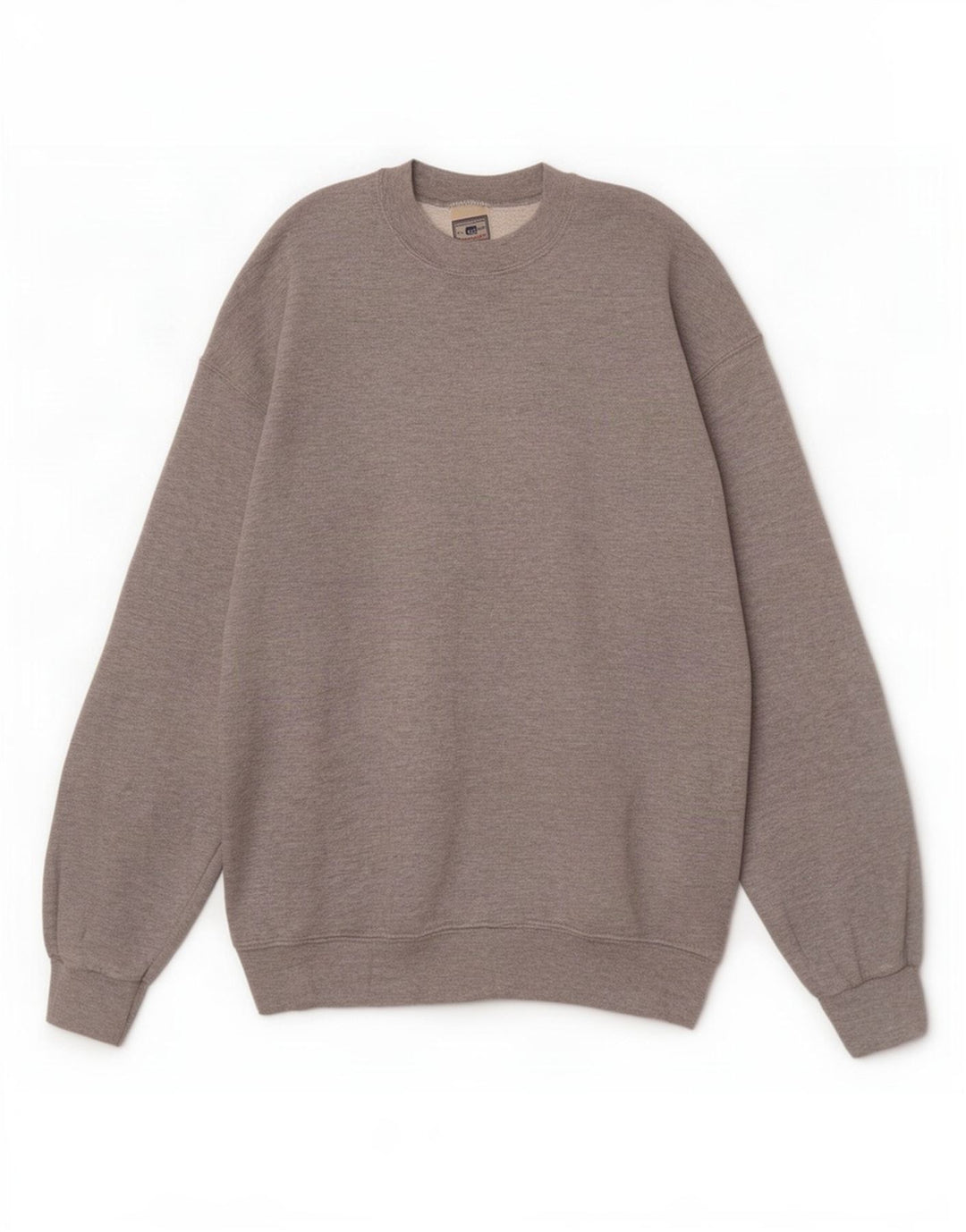 Lee moletom feminino jumper UK 14 algodão manchado cinza médio