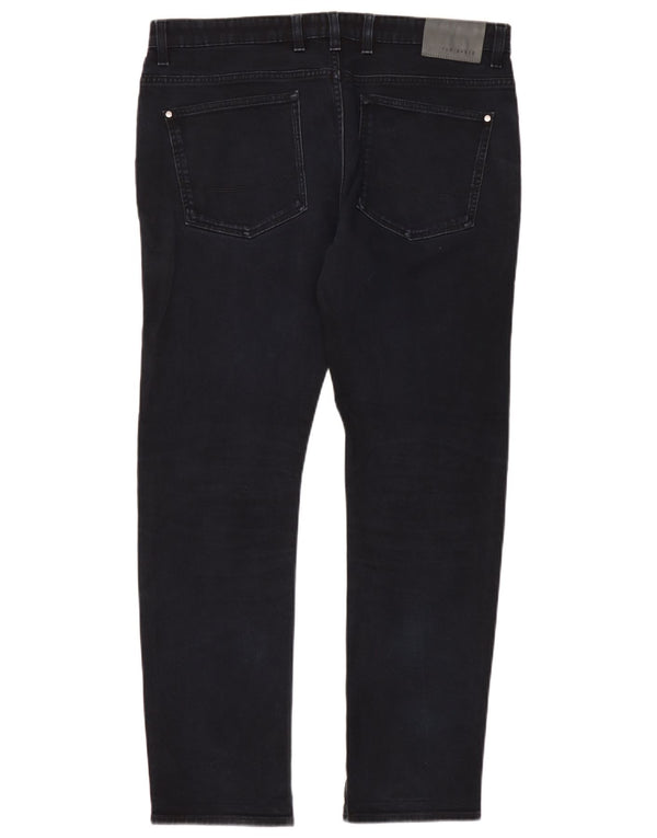 Ted Baker Mens Slim Jeans W36 L32 Azul Marinho Algodão