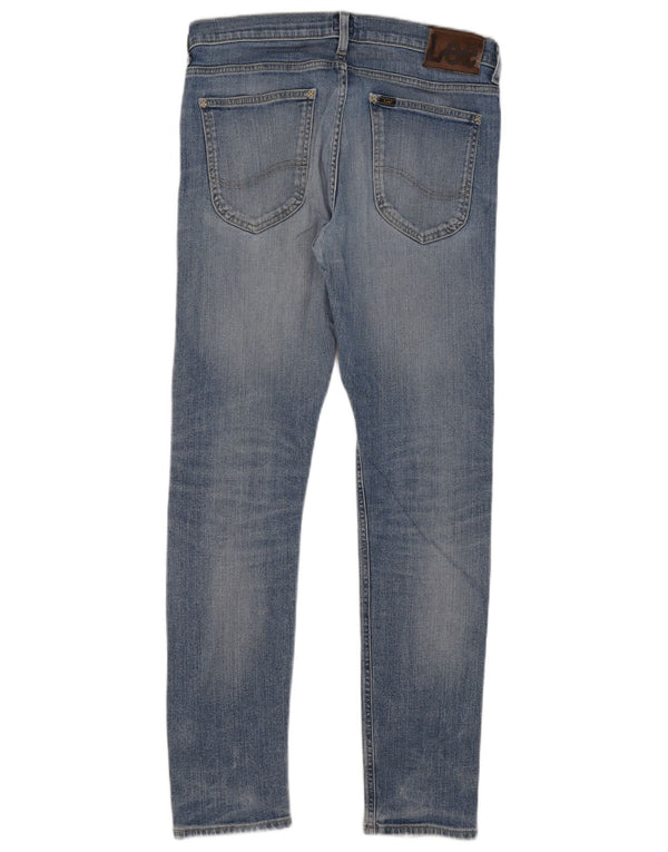 Lee Mens Luke Slim Jeans W32 L32 Azul Algodão