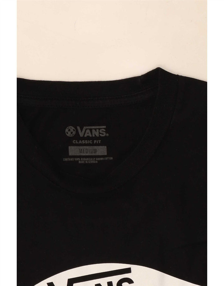 Camiseta Vans Masculina Classic Fit Graphic Top Médio Algodão Preto