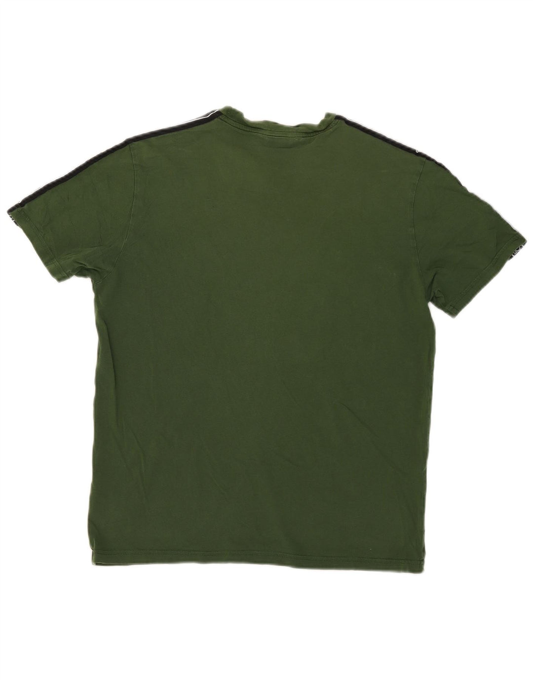 Camiseta gráfica masculina Champion Top médio verde colorblock