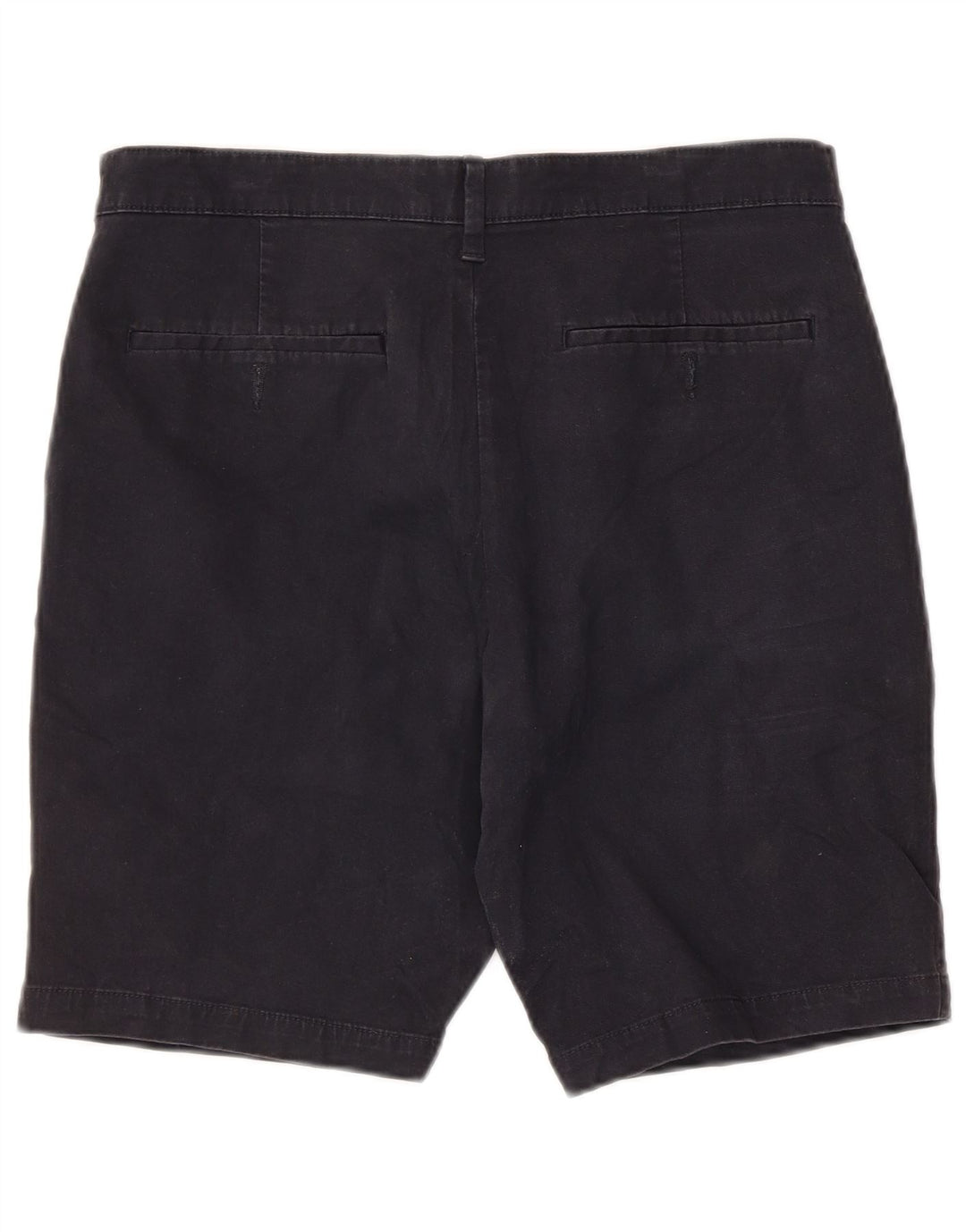 Shorts chino masculino de ajuste regular MARKS & SPENCER W32 algodão azul marinho médio