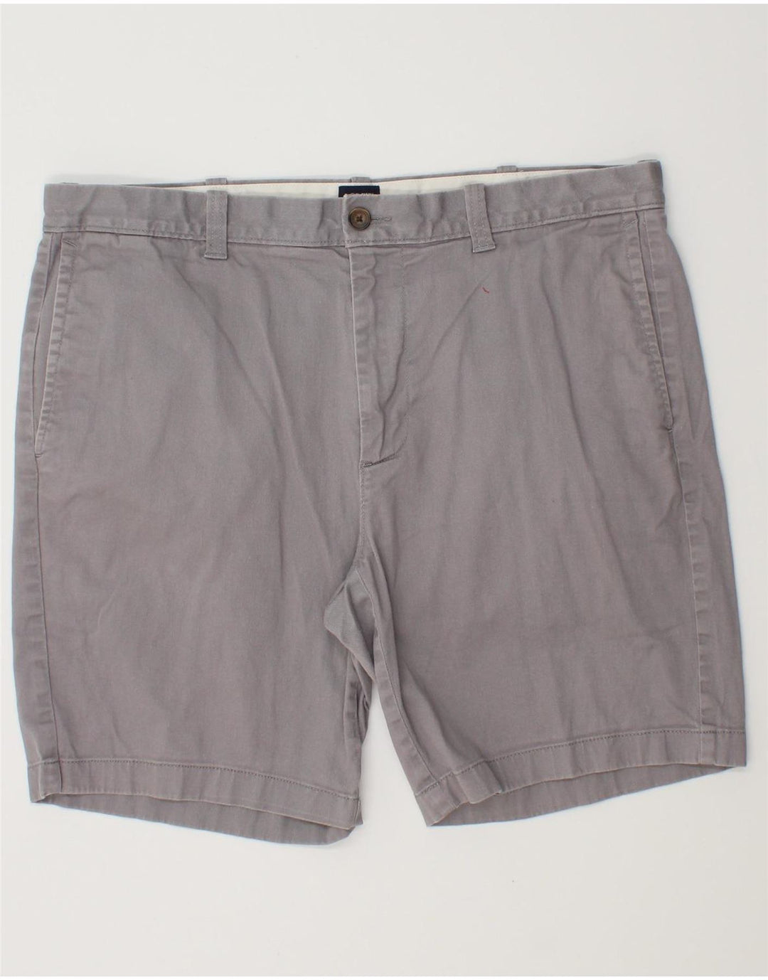 J. CREW Mens Chino Shorts W36 Grande Algodão Cinza