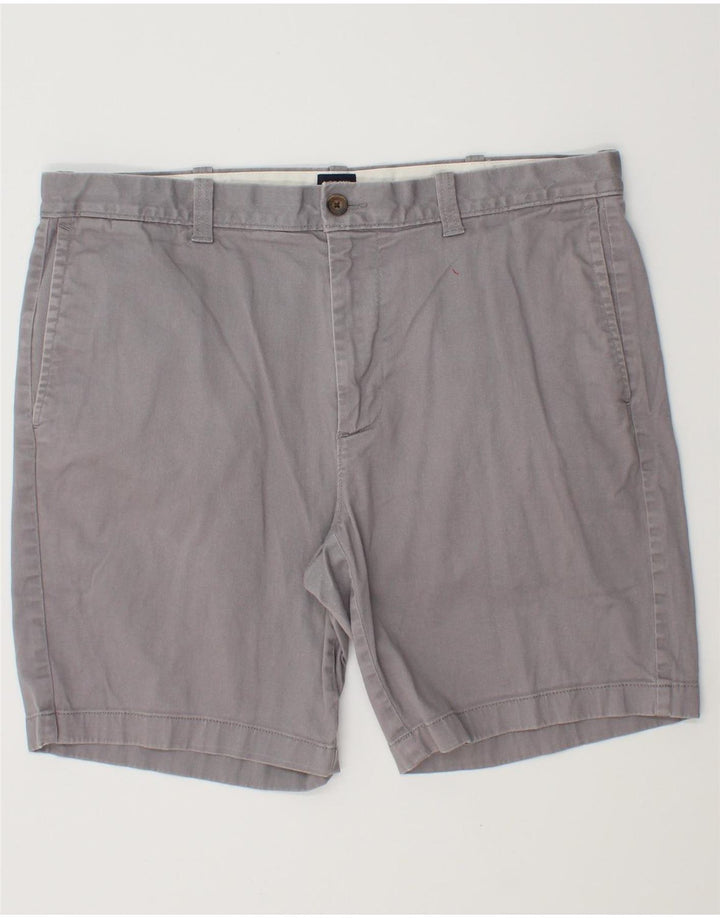 J. CREW Mens Chino Shorts W36 Grande Algodão Cinza
