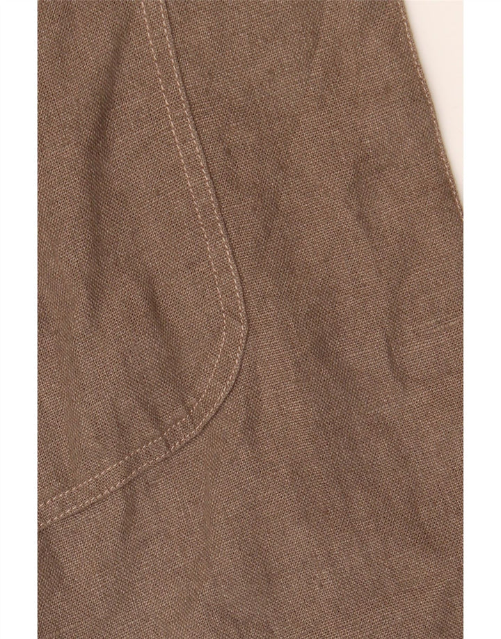 Jaqueta blazer masculina Zara Longline 3 botões Reino Unido 40 grande marrom