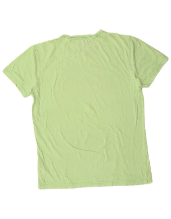 Camiseta Tommy Hilfiger Masculina Brooklyn Graphic Top Pequeno Algodão Verde