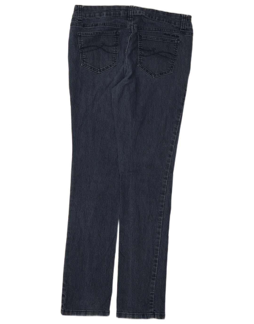 Dkny Jeans Slim Feminino US 8 Médio W30 L31 Azul Marinho Algodão