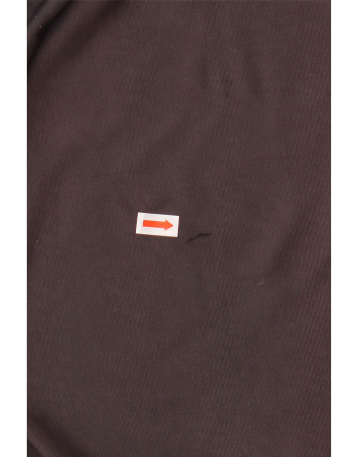 Calça de treino feminina NIKE Dri Fit Capri Reino Unido 12/14 grande cinza algodão