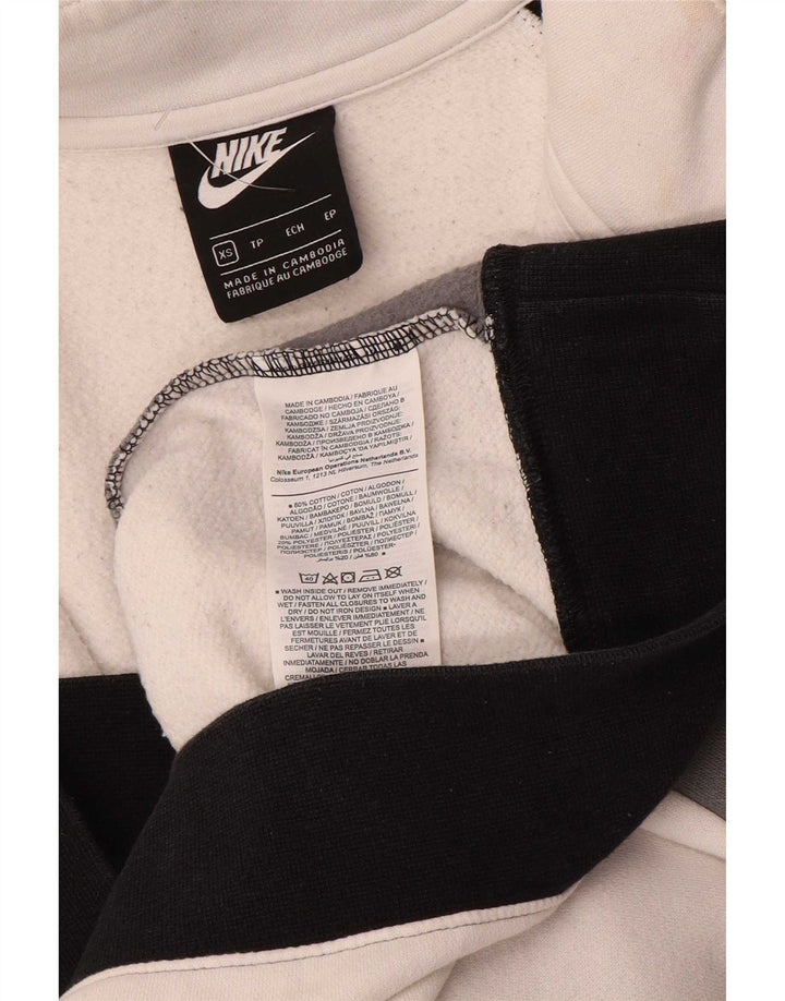 Nike Mens Tracksuit Top Jacket XS Cinza Colourblock Algodão