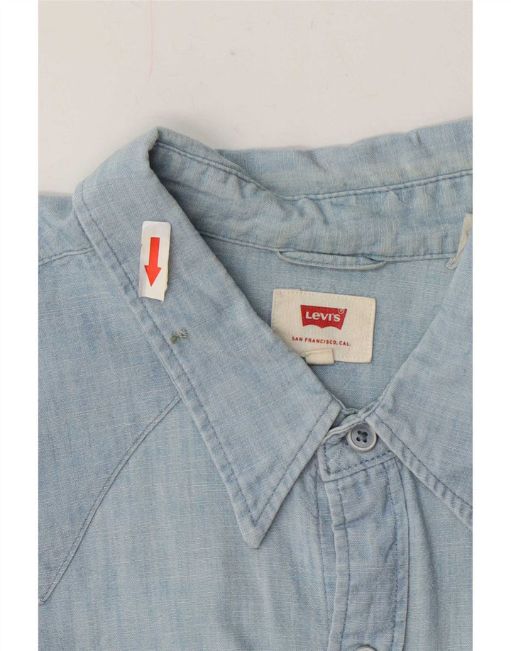 Camisa masculina Levi's grande azul