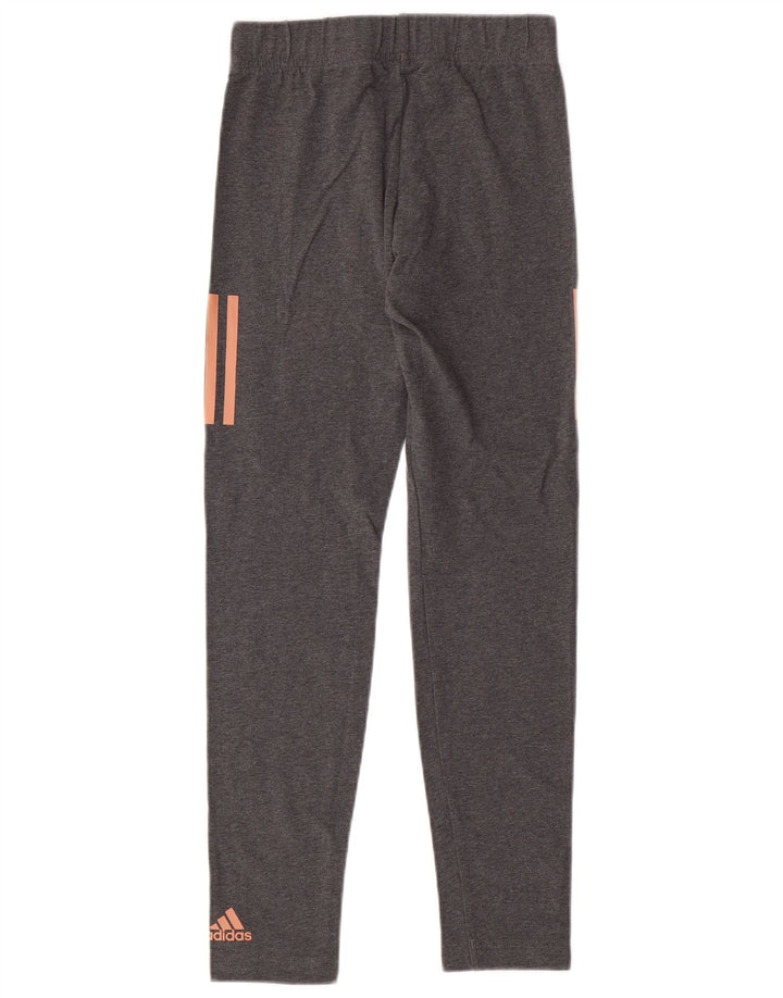 Leggings ADIDAS Meninas 13-14 Anos Cinzentas