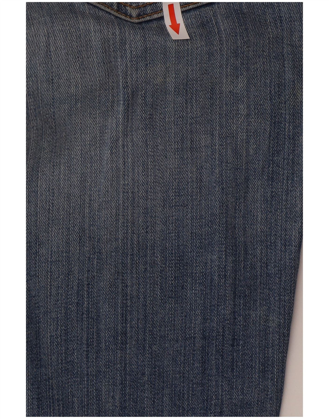 Zara Jeans feminino queimado EU 38 pequeno W28 L32 azul