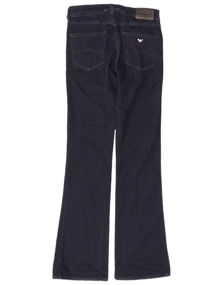 Calça jeans feminina Emporio Armani W30 L32 azul marinho