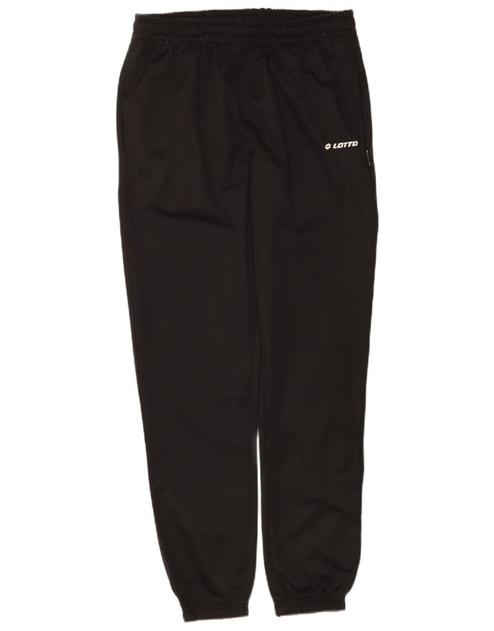 Lotto Mens Calças de treino Joggers poliéster preto médio