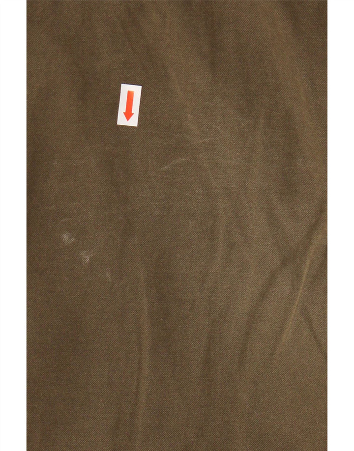 Calça cargo feminina reta BENETTON IT 42 médio W30 L31 algodão cáqui
