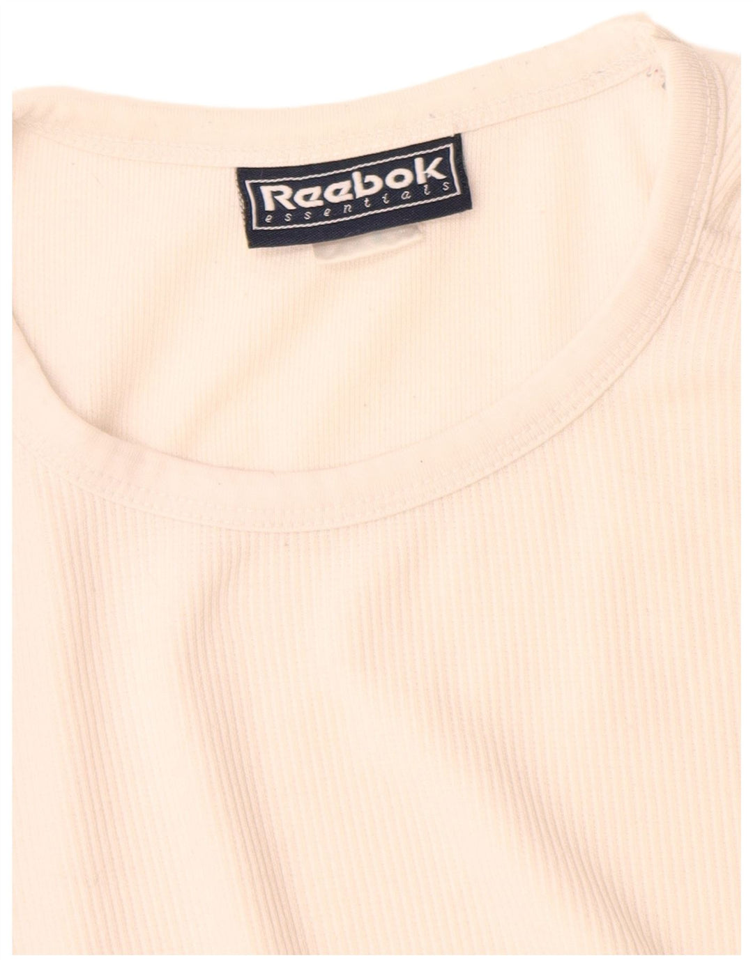 Camiseta feminina Reebok Top UK 12 médio branco poliéster