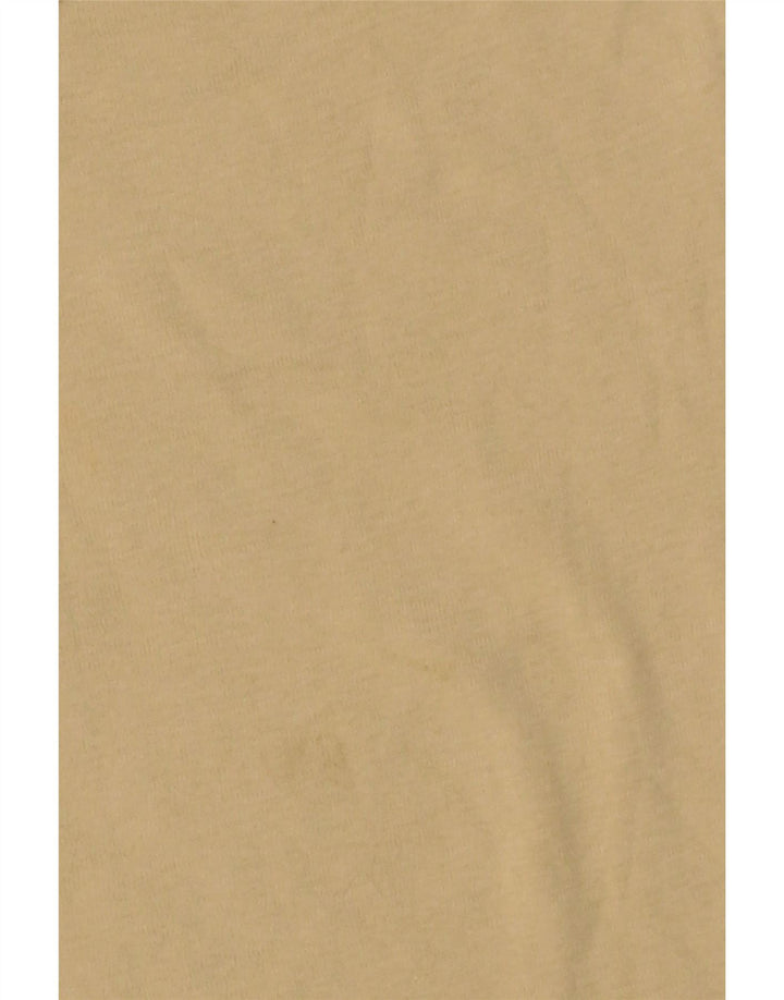 Camiseta feminina LEE UK 12 algodão bege médio