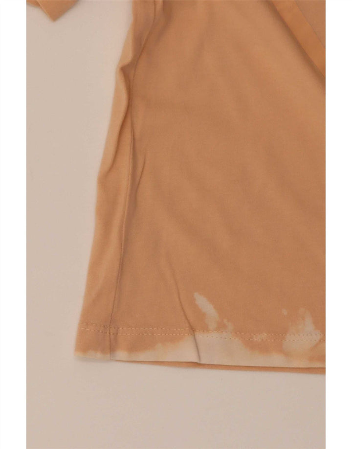 Camiseta feminina Guess Crop Graphic UK 12 Médio Laranja