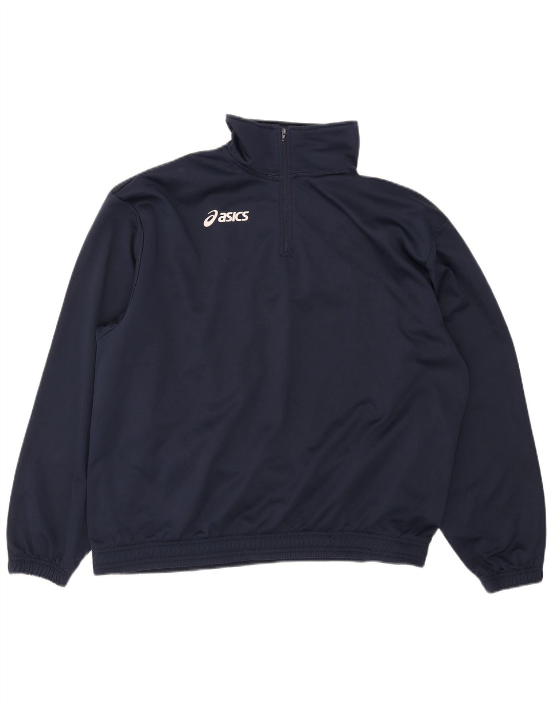 Asics Mens Pullover Treino Top Jacket XL Azul Marinho Poliéster