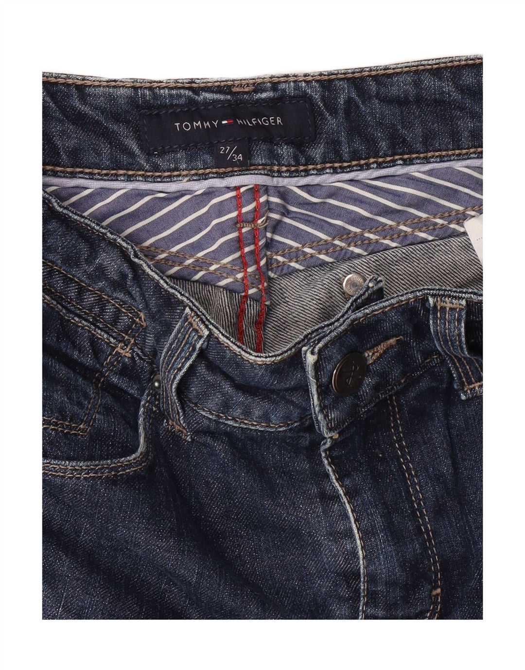 Jeans slim feminino TOMMY HILFIGER W27 L31 azul
