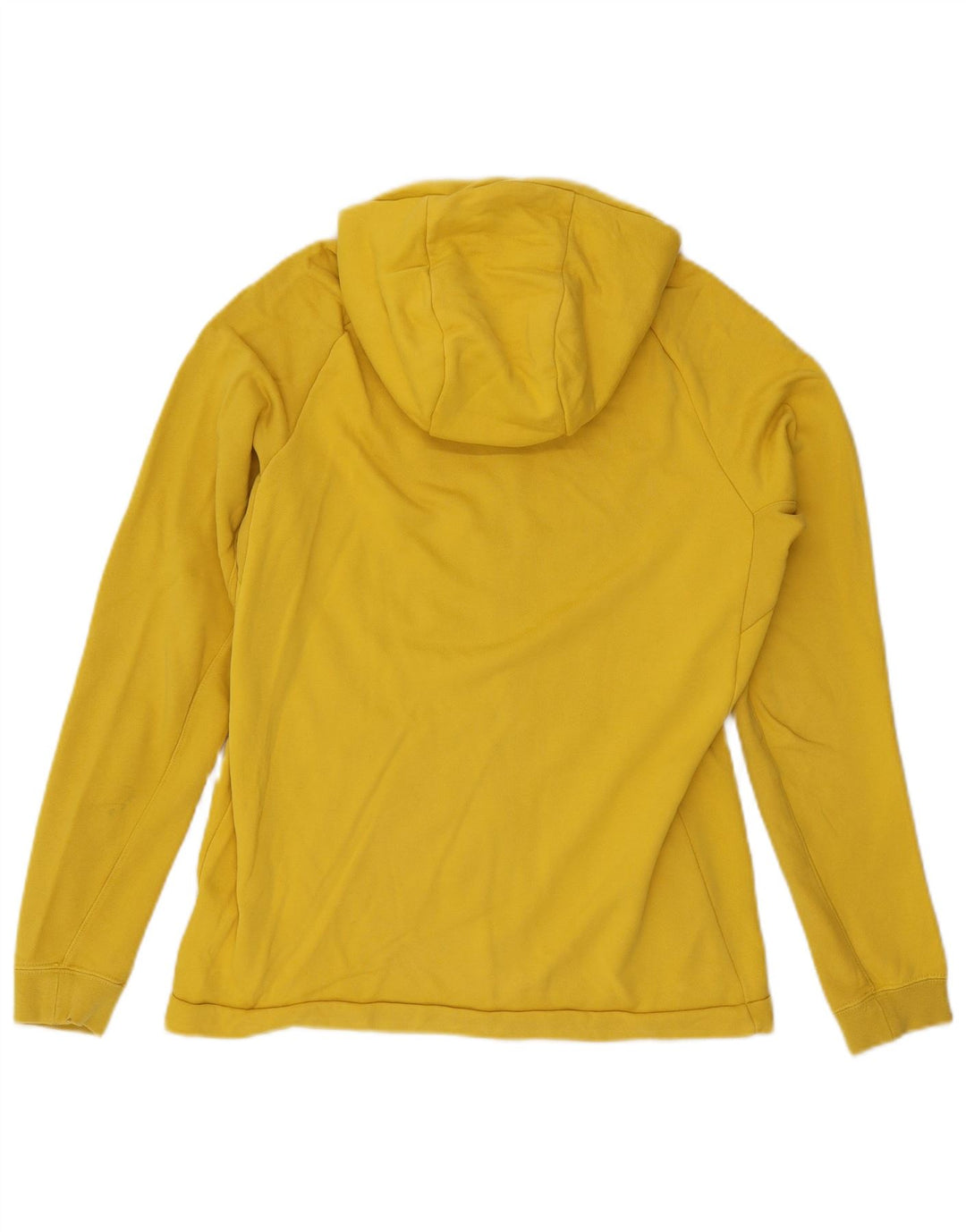 Suéter Nike masculino com capuz e zíper médio algodão amarelo