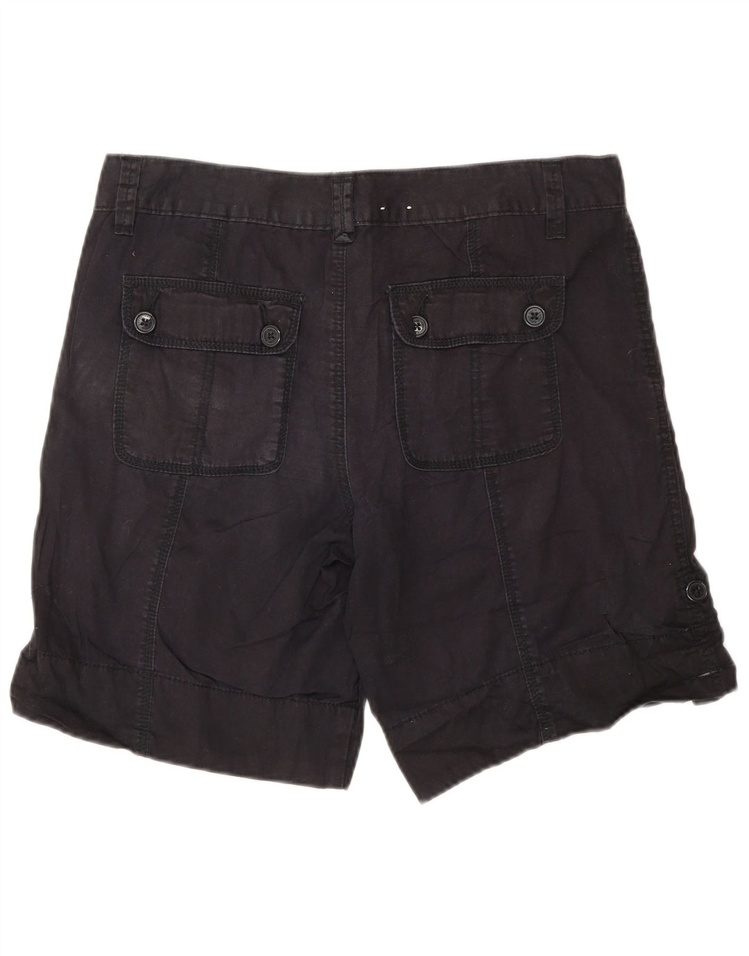 Shorts cargo feminino CALVIN KLEIN EUA 6 médio W30 algodão preto