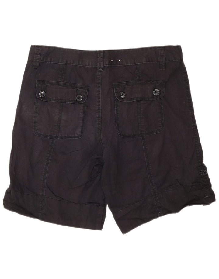 Shorts cargo feminino CALVIN KLEIN EUA 6 médio W30 algodão preto