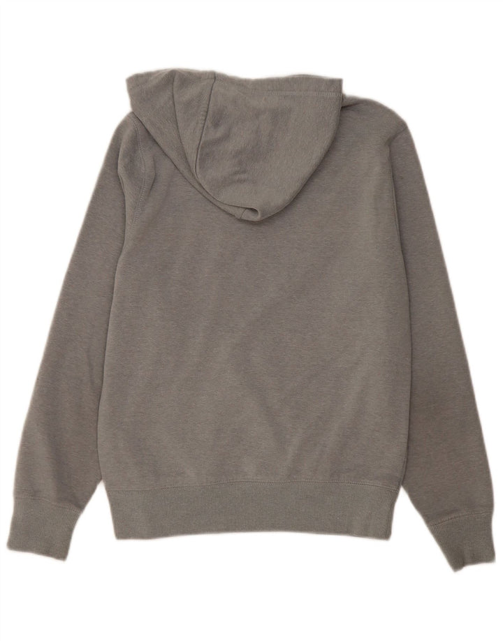 Jumper com capuz oversized feminino TOMMY HILFIGER UK 6 XS algodão cinza