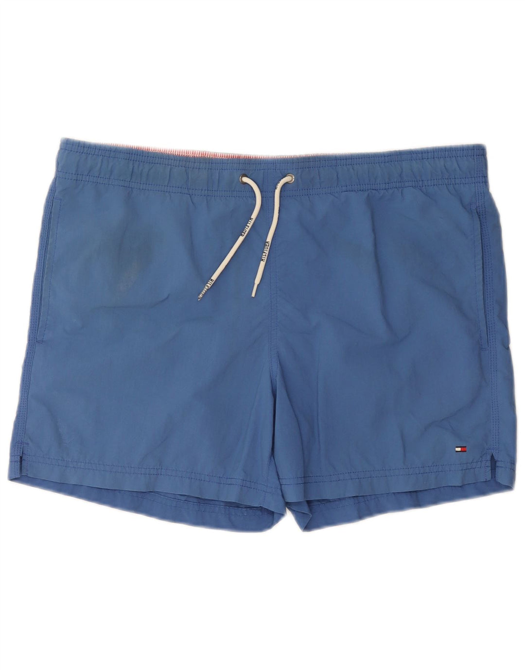 Shorts de natação masculino Tommy Hilfiger pequeno azul nylon