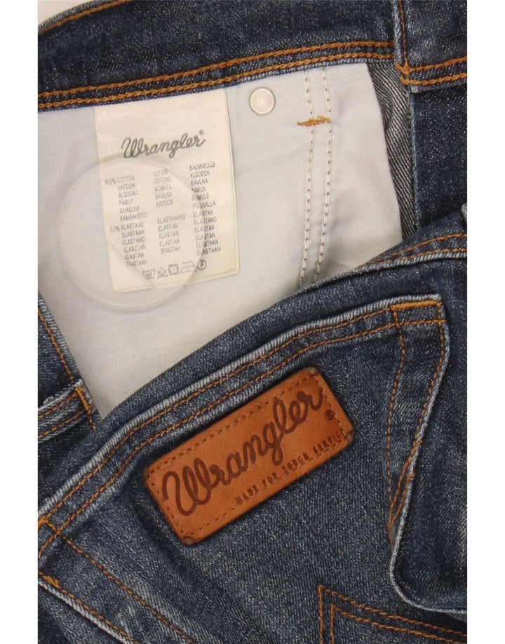 Wrangler Mens Texas Stretch Denim Shorts W33 Médio Algodão Azul