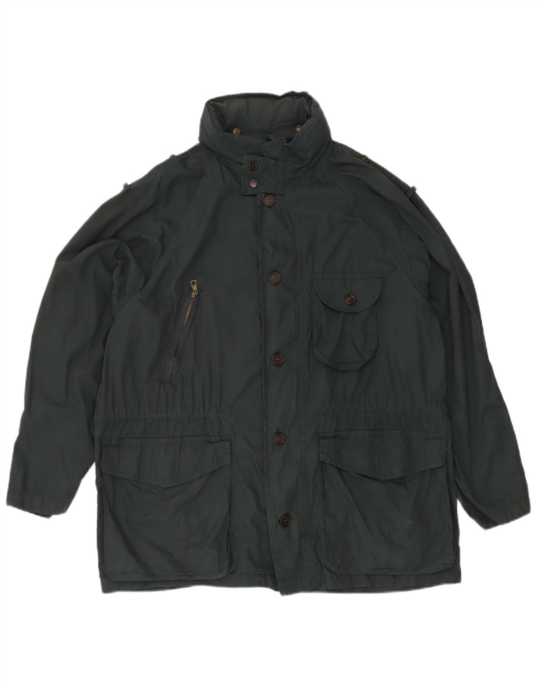 Jaqueta utilitária masculina com capuz Brooksfield IT 50 grande verde
