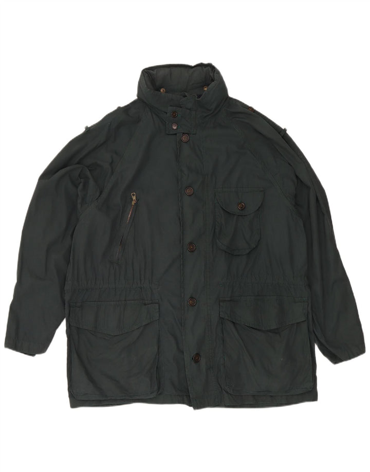 Jaqueta utilitária masculina com capuz Brooksfield IT 50 grande verde