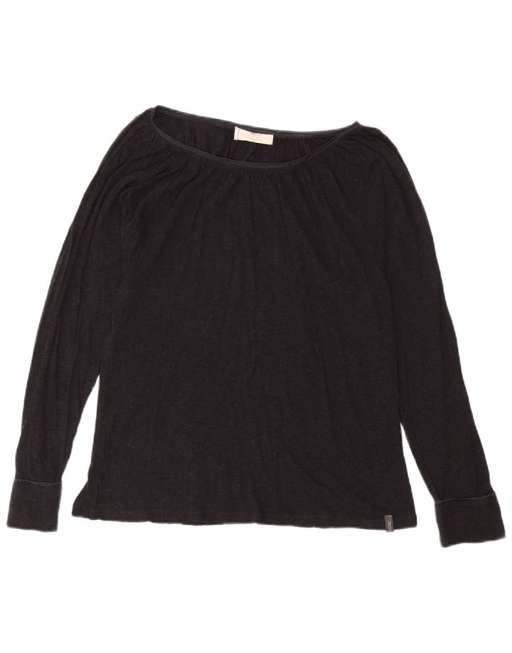 Top feminino Marlboro Classics manga comprida UK 16 grande preto