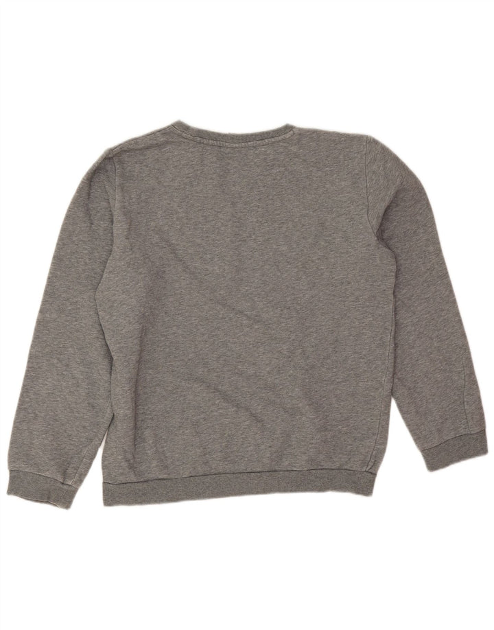 Puma Boys Graphic Sweatshirt Jumper 13-14 Anos Cinza Algodão