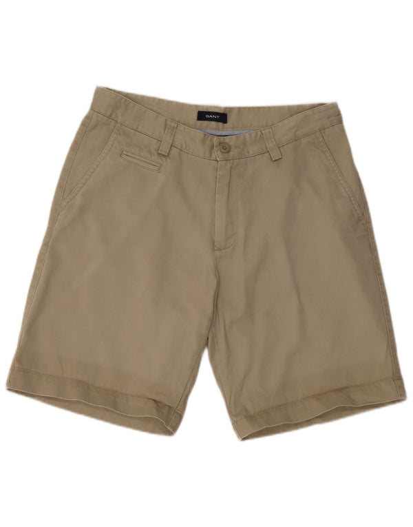 GANT Mens Chino Shorts W31 Medium Khaki Cotton