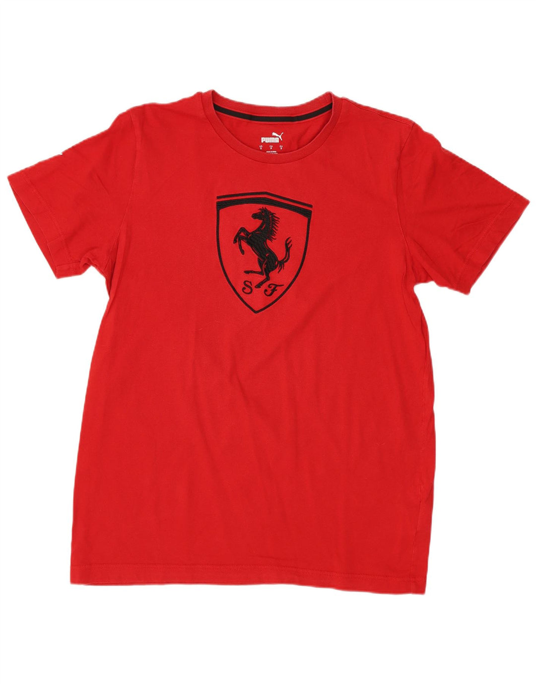 Camiseta PUMA Masculina Ferrari Graphic Top Pequeno Vermelho