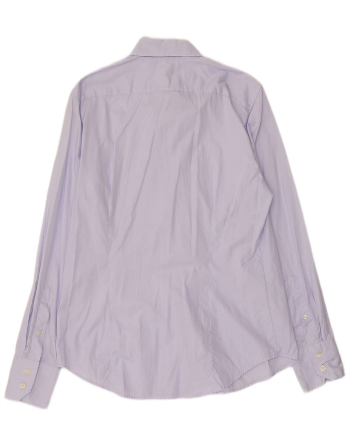 Camisa masculina BENETTON grande algodão roxo