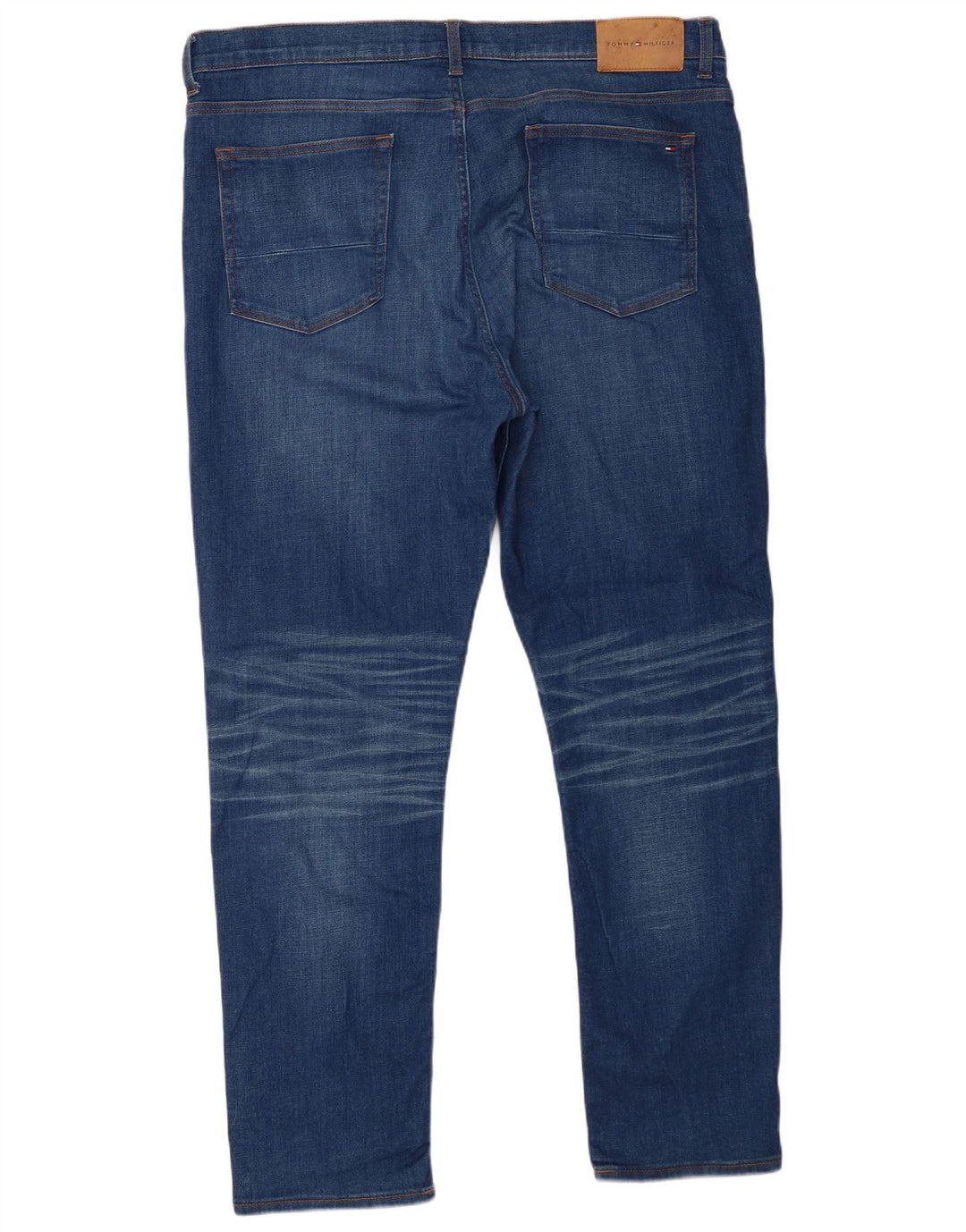 Tommy Hilfiger Masculino Bleecker Slim Jeans W40 L32 Azul Algodão