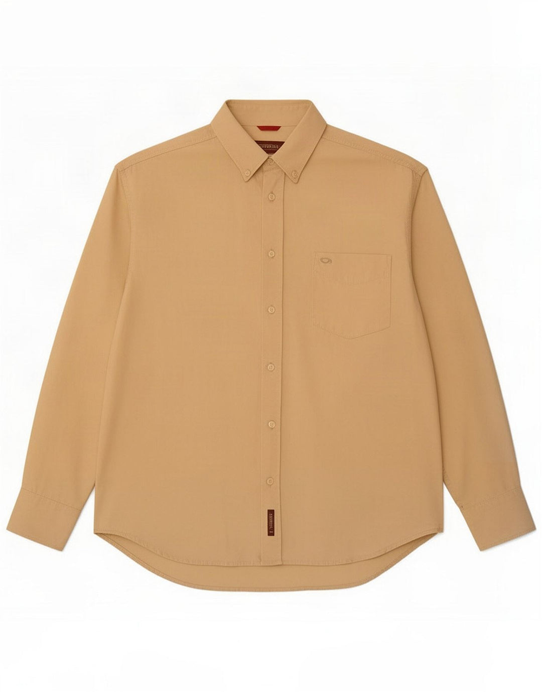 Camisa masculina Carrera grande algodão bege