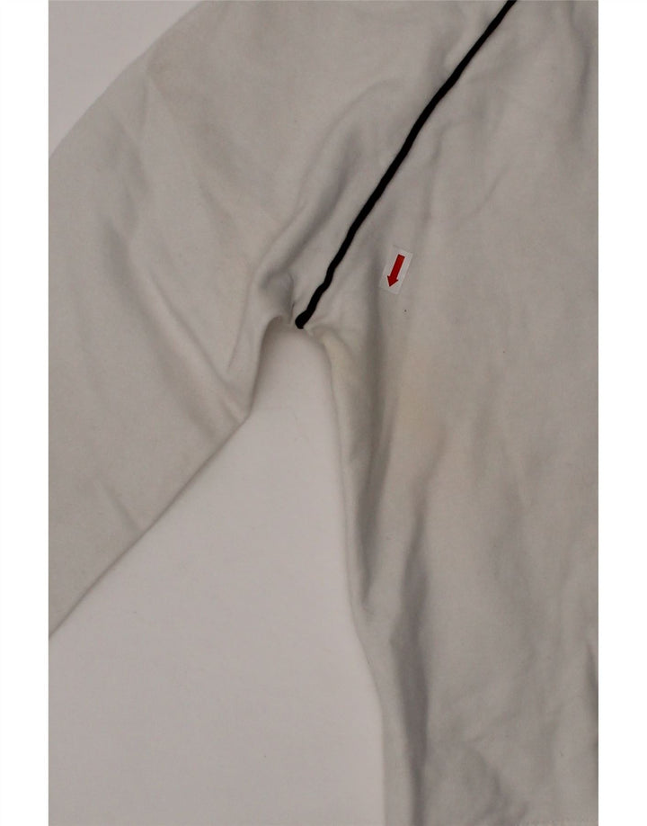 CONVERSE Womens Graphic Sweatshirt Jumper UK 6 XS White Cotton Vintage Converse and Second-Hand Converse from Messina Hembry 