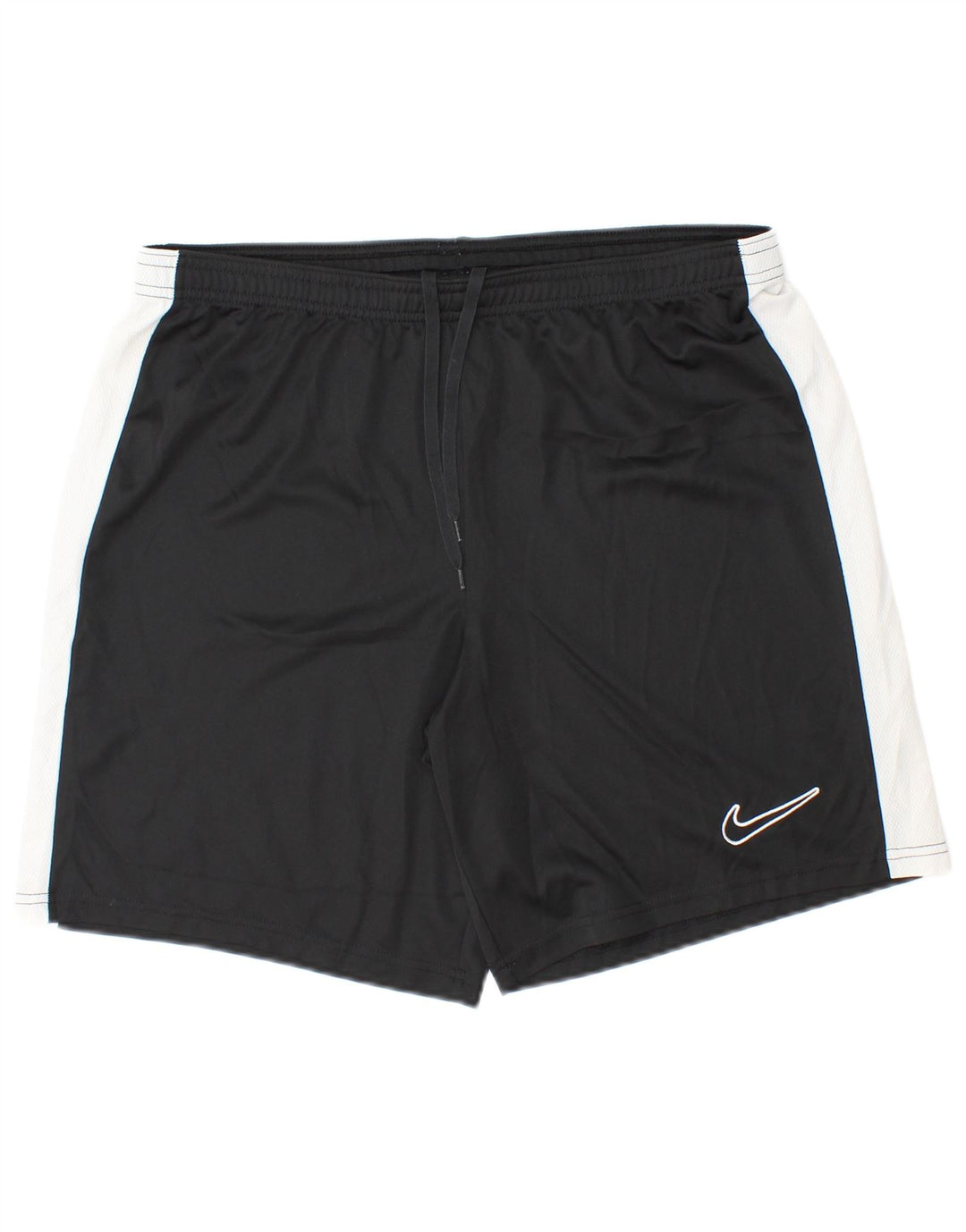 NIKE Masculino Dri Fit Slim Fit Sport Shorts Grande Preto Colourblock Poliéster