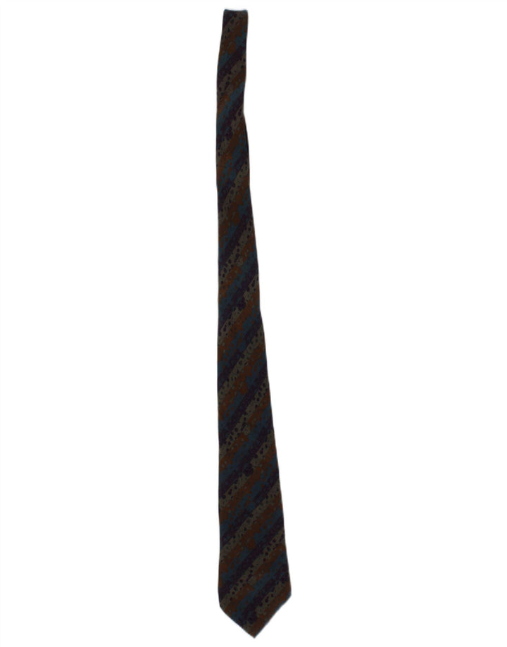 Gravata masculina Missoni Cravatte tamanho único de seda listrada multicolorida designer