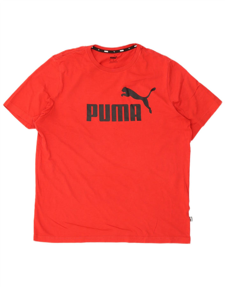 Puma Camiseta Masculina Graphic Top Grande Vermelho