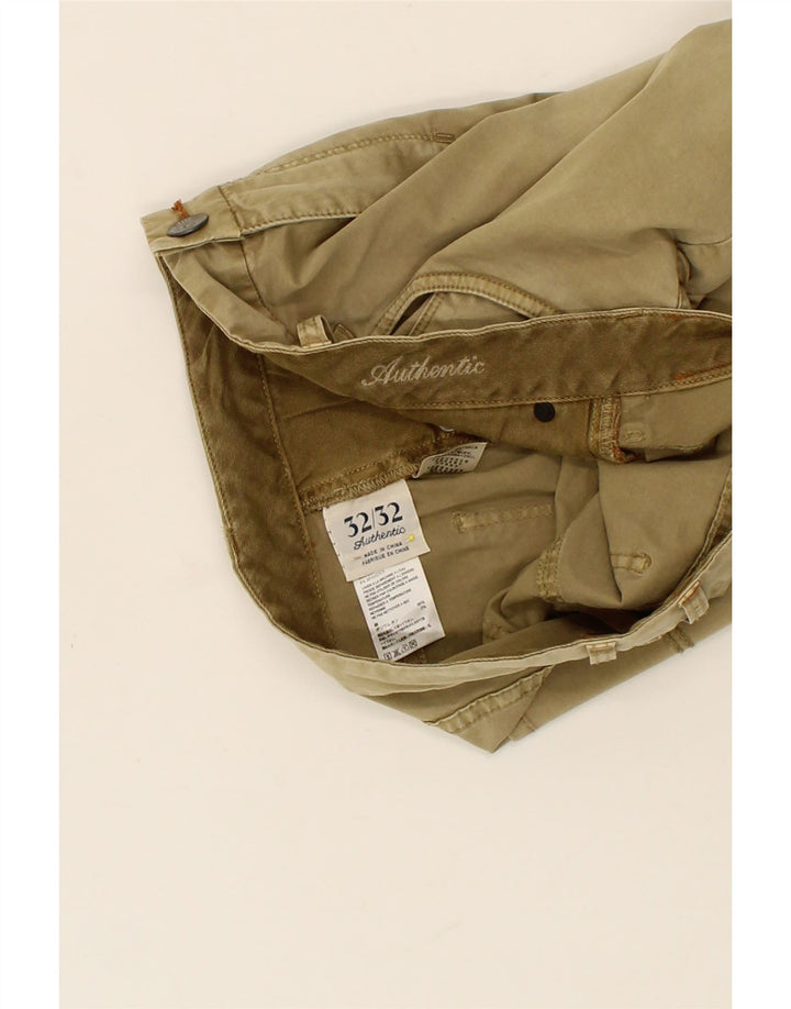 TOMMY BAHAMA Mens Straight Capri Trousers W32 L25  Green Cotton Vintage Tommy Bahama and Second-Hand Tommy Bahama from Messina Hembry 