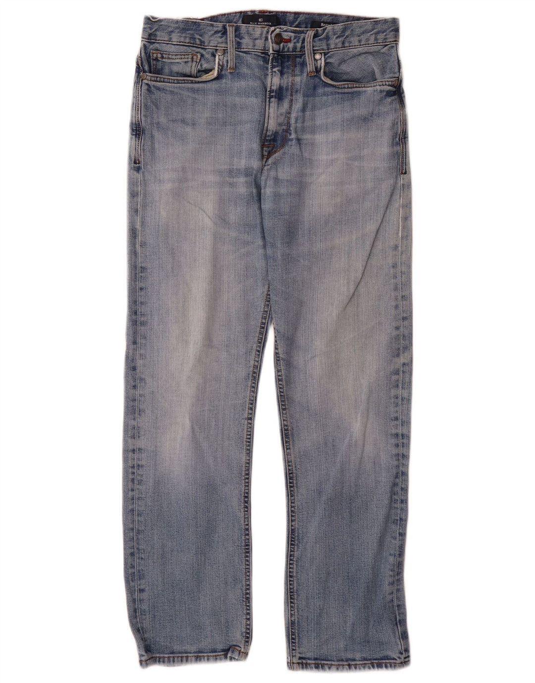 Jeans Marks & Spencer Masculino Blue Harbor Regular Straight W30 L29 Algodão