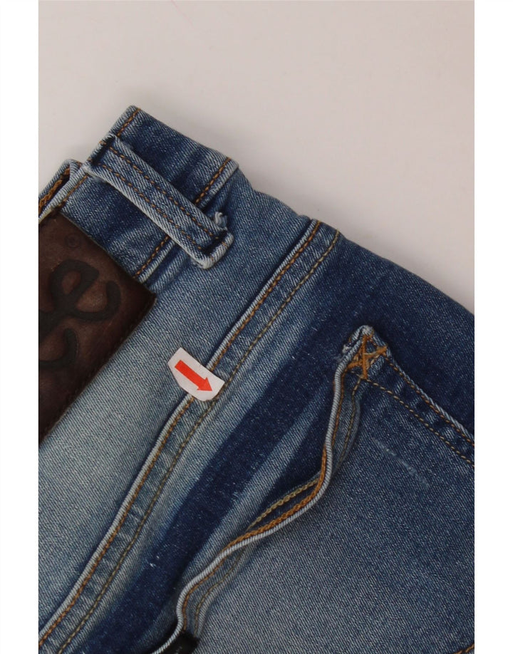 LEE Masculino Macky Straight Jeans W36 L29 Azul Algodão