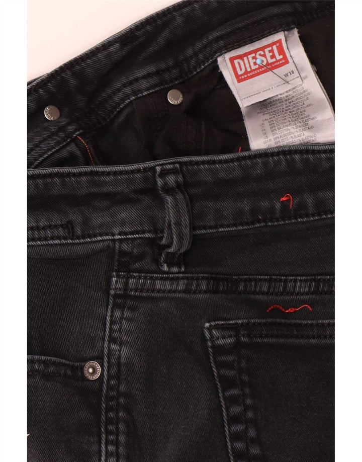 Jeans Slim Feminino Diesel W30 L29 Algodão Preto